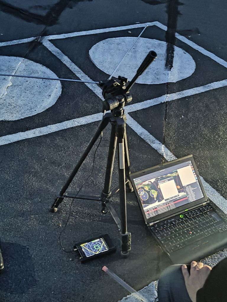 capturing signal from NOAA-19 on the roof